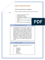 Taller de Desarrollo Personal - EVALUACIÓN FINAL