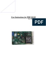 User Instructions For WRC1021D