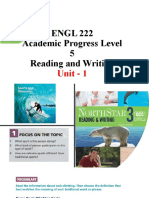 ENGL 222 - Unit 1 (Vocabulary)