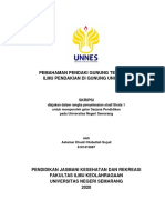 Pemahaman Pendaki Gunung Terhadap Ilmu Pendakian Di Gunung Ungaran