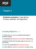 Predictive Analytics I: Data Mining: Process, Methods, and Algorithms