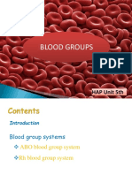 Blood Groups: HAP Unit 5th