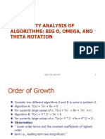 1.3 Complexity Analysis of Algorithms - Big O, Omega, and Theta Notation