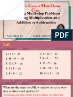 Quarter 1 Module 9 Solving Multi-Steps Original Problem1