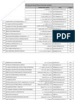 Arabic English Contractors List