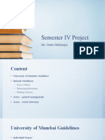 Semester IV Project Briefing