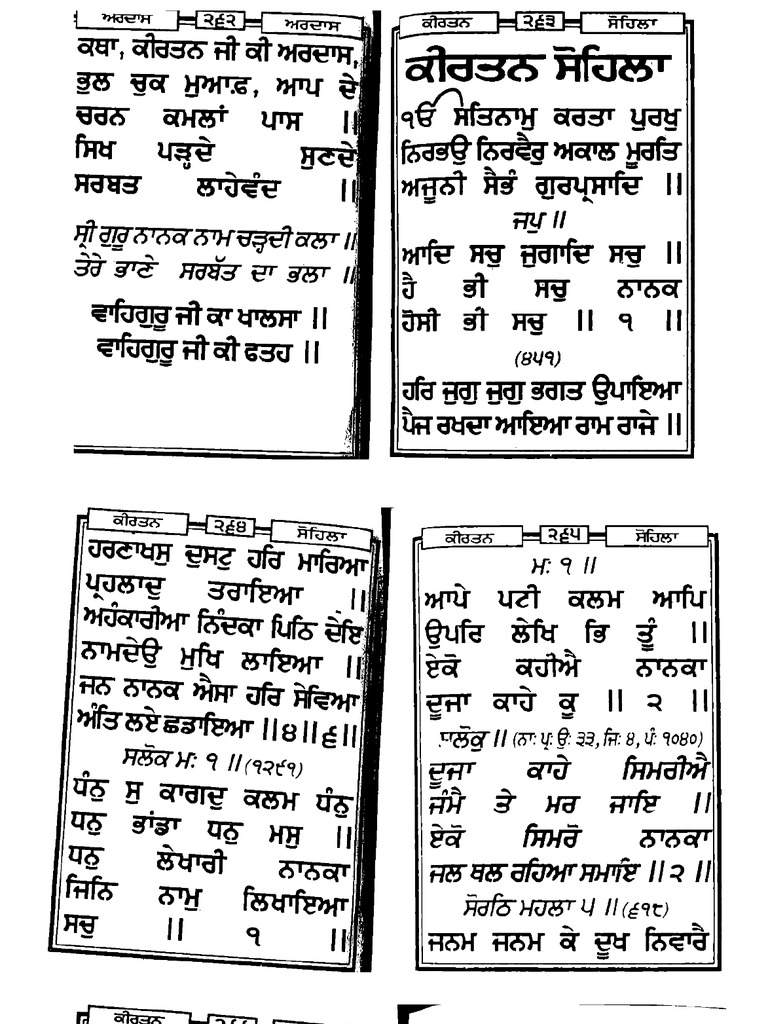 Nanaksar Kirtan Sohila | PDF