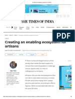 Creating An Enabling Ecosystem For Artisans
