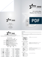 Kt-Lcd5 Ebike Display User Manual: Safety@Starebike - It