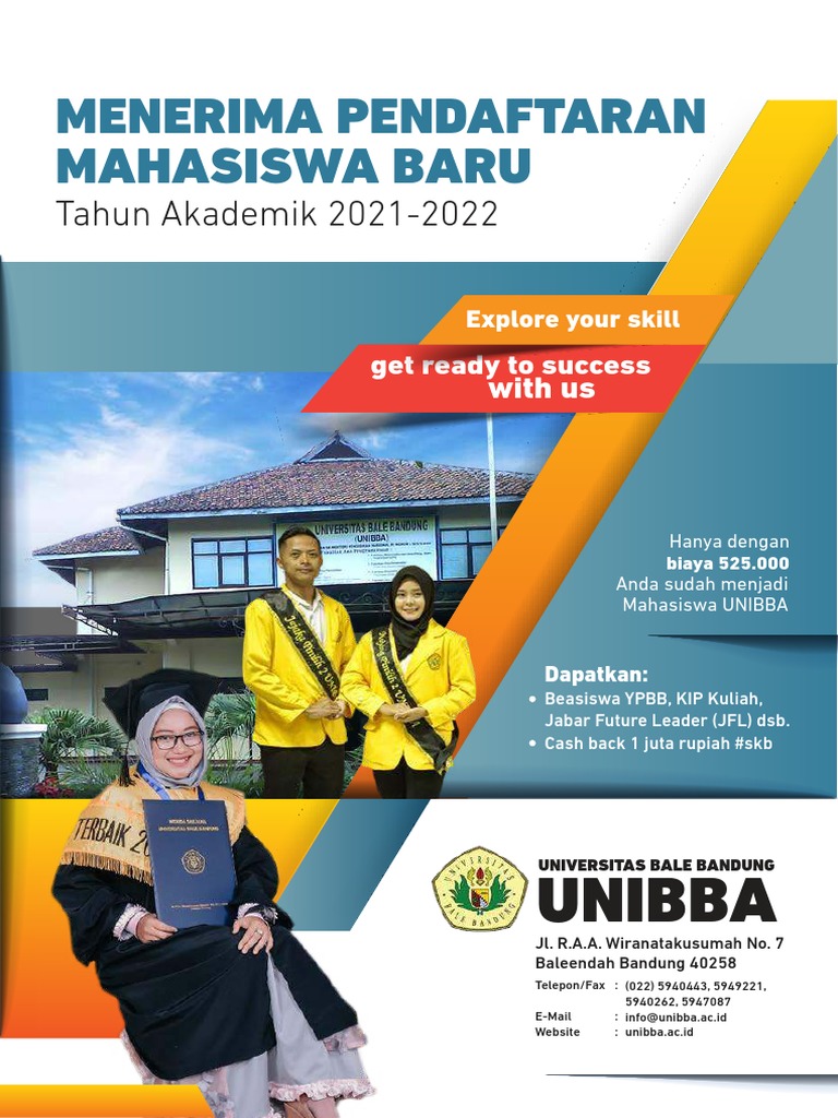 Pendaftaran Mahasiswa Baru UNIBBA 2021 | PDF
