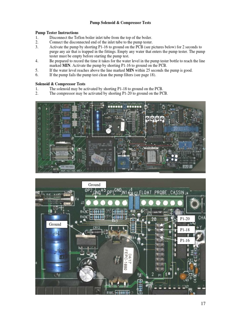 Statim Service Manual Main Board | PDF | Pump | Equipment
