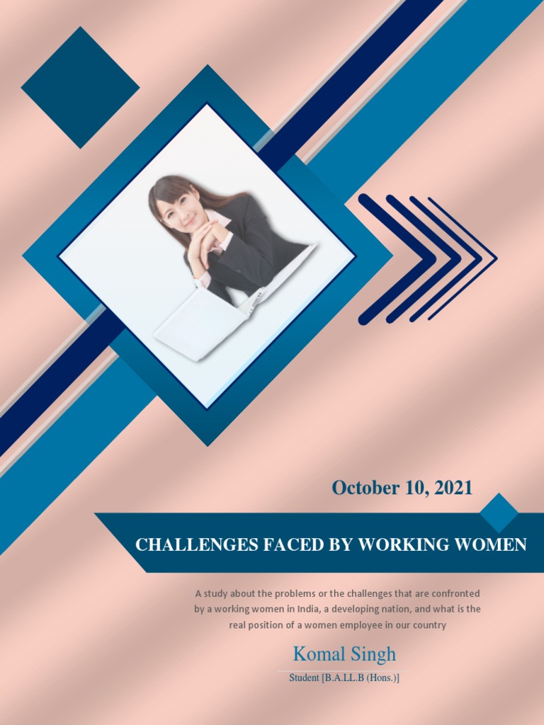 Challenges Faced by Working Women in India | PDF | Gender Pay Gap ...