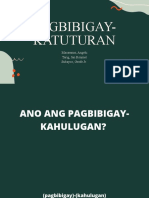 PAGBIBIGAY-KATUTURAN