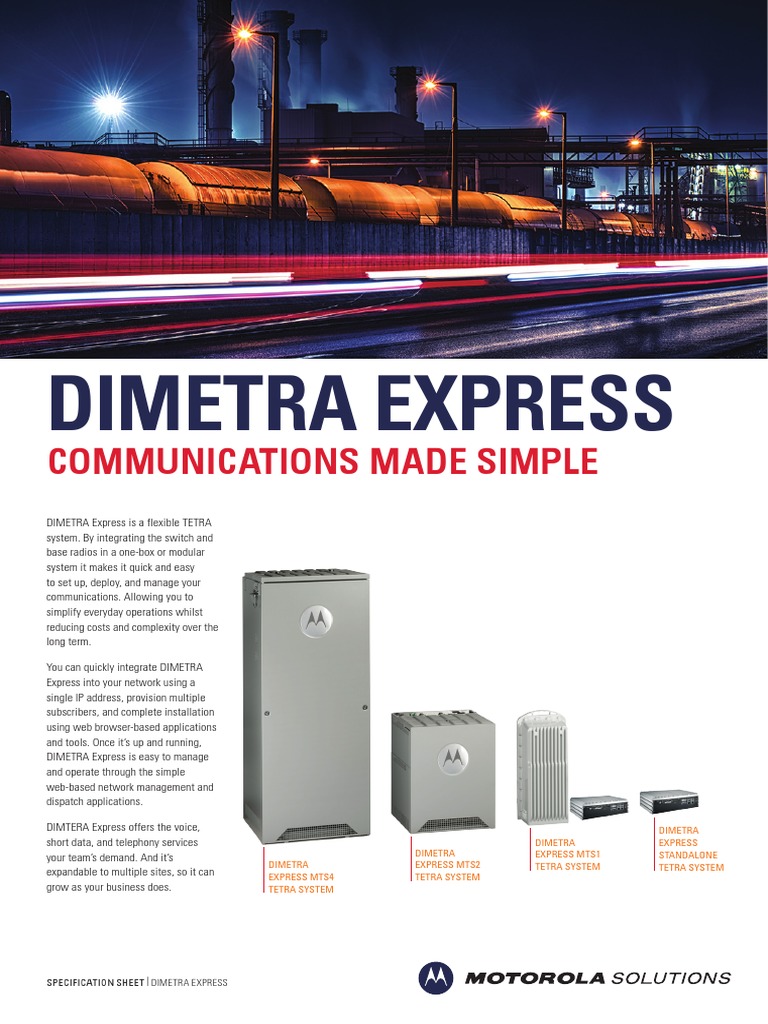 Dimetra Express: Communications Made Simple | PDF | Web Application ...