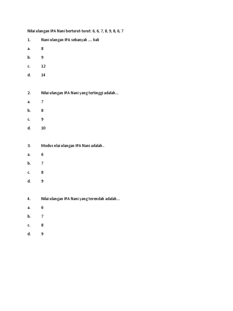 Latihan 1 | PDF