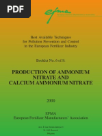 BAT Production of Ammonium Nitrate and Calcium Ammonium Nitrate