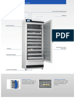 Pharmaceuti Cal Refrigerator MED 340 ULTIMATE: Display at Eye-Level Opti Mized Air Guide Plate