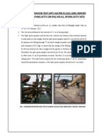 Standard Penetration Test (SPT) (As Per Is 2131-1981) Report at Bhutghat Intake Jetty (On Pile No.A1, Intake Jetty Site)