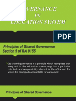 Governance in Education System