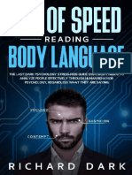 Art of Speed Reading Body Language - The Last Dark Psychology Stress-Free Guide Everybody Needs