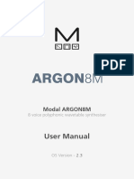 User Manual: Modal ARGON8M