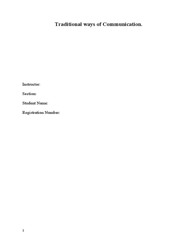 City Communication Styles | PDF | Communication | Nonverbal Communication