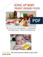 Nutrient-Dense Foods for a Healthy Baby