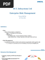 Enterprise Risk Management - Roll Out - 02nd Nov 2015