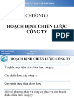 Chuong 5 Hoach Dinh Chien Luoc Cong Ty
