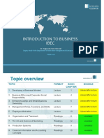 IBEC - Topic 1 - WS21