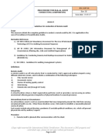 Guidelies For Conduction of Remote Audit