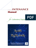 Maintenance Manual For Laboratory Equipment