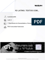 El Participio Latino. Textos Complementarios de Refuerzo