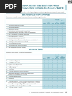 Escala de Calidad de Vida QLS | PDF