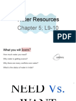 Water Resources: Chapter 5 L9-10