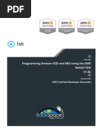 Programming Amazon SQS and SNS Using The AWS Nodejs SDK V1.04