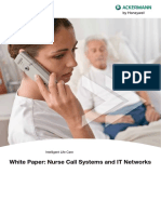 White Paper: Nurse Call Systems and IT Networks: Intelligent Life Care