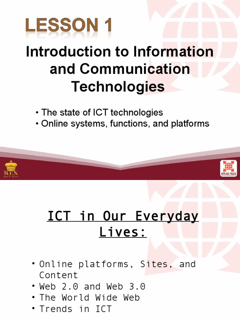 Introduction to ICT and Web Technologies | PDF | World Wide Web ...