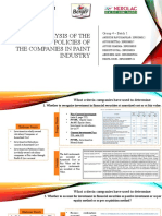 Analysis of The Accounting Policies of The Companies in Paint Industry