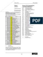 Survey of G Commands For Command Definition C Survey of G Commands For Command Definition A, B, C