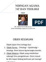 Perbandingan Agama Fils. Dan Teologi