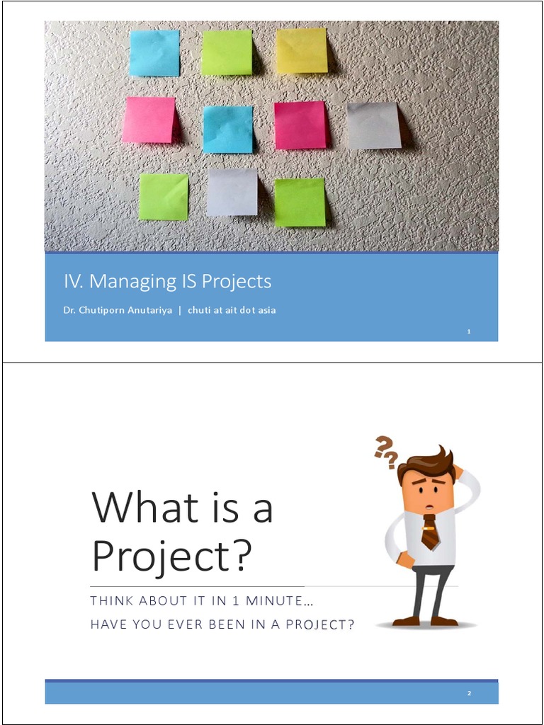 Managing Information Systems Projects | PDF | Project Management ...