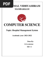 Hospital Management System