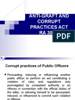 Anti-Graft and Corrupt Practices Act RA 3019