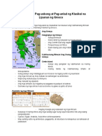 Aralin I Part 1: Pag-Usbong at Pag-Unlad NG Klasikal Na Lipunan NG Greece