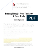 Freeing Thought From Thinkers: A Case Study: Gabriel Tupinambá