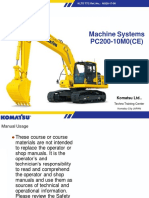 PC200-10M0CE Machine System