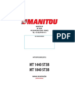Manual Manitou MT1840 e MT1440 ST3B