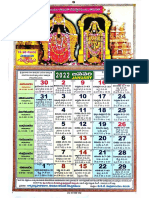 Tirumala Calendar 2022