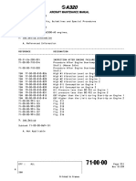 Engine Operation Limits, Guidelines and Special Procedures